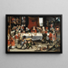 Festin Burlesque - Frans Xaver Hendrick Verbeeck — oprawiony obraz na ścianie