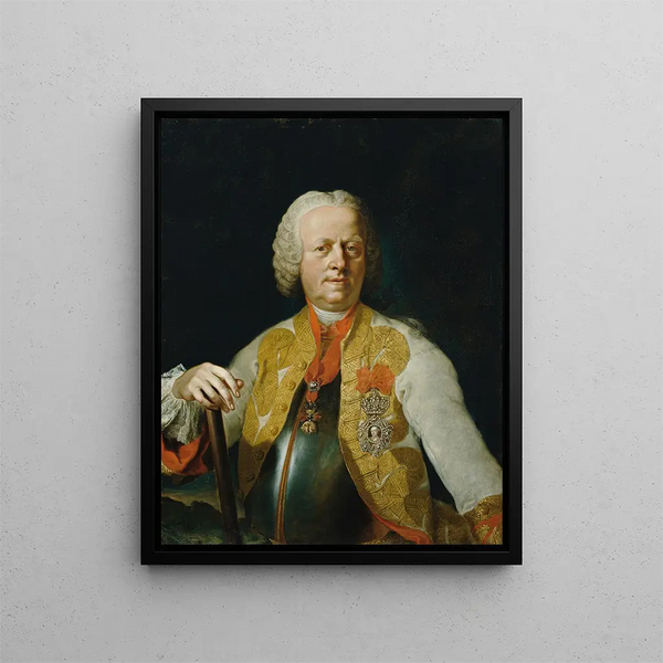 Maréchal Karl Josef Fürst Batthyány - Franz Anton Palko — oprawiony obraz na ścianie
