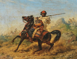 Czarny rycerz - Franz Anton Stragschwandtner — widok dzieła