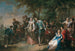 Rozmowa na świeżym powietrzu z tańcem - Franz Christoph Janneck — widok dzieła