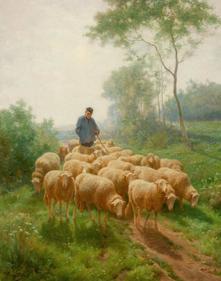 Franz De Beul - Shepherd with Flock.webp