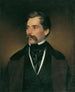 Portret dżentelmena z siwymi włosami i wąsem - Franz Eybl — widok dzieła