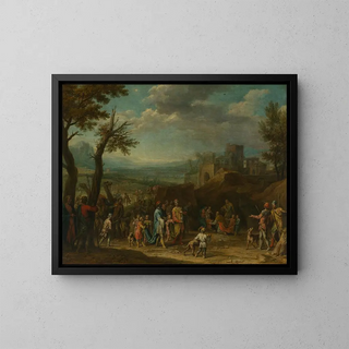 Franz Joachim Beich - Anbetung der Knige vor weiter Landschaft.webp