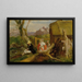 Le peintre et promeneur dans le paysage idyllique - Franz Krammer — oprawiony obraz na ścianie