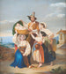 Rodzina pasterzy na wzgórzu - Franz Ludwig Catel — widok dzieła