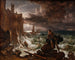 Scena nocna z końca René - Franz Ludwig Catel — widok dzieła