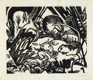Legenda zwierząt - Franz Marc — widok dzieła