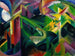Jeleń w ogrodzie klasztoru - Franz Marc — widok dzieła