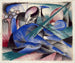 Marzycielski koń - Franz Marc — widok dzieła