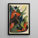 Cztery lisy - Franz Marc — oprawiony obraz na ścianie