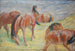 Chevaux au pâturage I - Franz Marc — widok dzieła