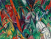 Pod Deszczem - Franz Marc — widok dzieła