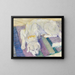 Leżący pies, portret psa - Franz Marc — oprawiony obraz na ścianie