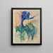 Mandryl - Franz Marc — oprawiony obraz na ścianie