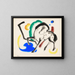 Koń - Franz Marc — oprawiony obraz na ścianie