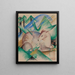 Czerwony jeleń - Franz Marc — oprawiony obraz na ścianie