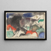 Bœuf rouge - Franz Marc — oprawiony obraz na ścianie
