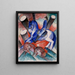 Saint Julien l'Hospitalier - Franz Marc — oprawiony obraz na ścianie