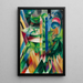Małe kozy górskie - Franz Marc — oprawiony obraz na ścianie