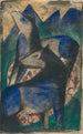 dwóch niebieskich koni - Franz Marc — widok dzieła