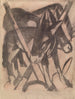 Dwa osły - Franz Marc — widok dzieła