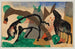 Dwa owce - Franz Marc — widok dzieła