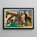 Dwa owce - Franz Marc — oprawiony obraz na ścianie