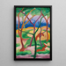 Belettes en jeu - Franz Marc — oprawiony obraz na ścianie