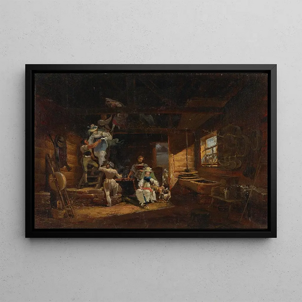 Franz Niklaus Knig - Besuch in der Sennhtte.webp