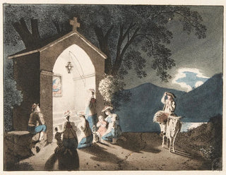 Modlitwa wieczorna - Franz Niklaus König — widok dzieła