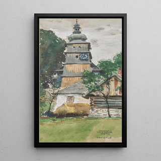 Franz Poledne - Kirchturm in Zbyszyce.webp