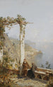 Amalfi nad Zatoką Neapolitańską - Franz Richard Unterberger — widok dzieła