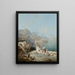 Amalfi Le golfe de Sorrente Personnages sur une véranda - Franz Richard Unterberger — oprawiony obraz na ścianie