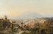 Figures sur une colline surplombant Pompéi - Franz Richard Unterberger — widok dzieła