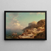 Le port de Capri - Franz Richard Unterberger — oprawiony obraz na ścianie