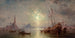 Wenecja, widok na San Giorgio Maggiore - Franz Richard Unterberger — widok dzieła