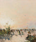 Widok Wenecji z ogrodów publicznych - Franz Richard Unterberger — widok dzieła