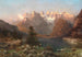 Widok na Dolomity Lago di Landro - Franz Richard Unterberger — widok dzieła