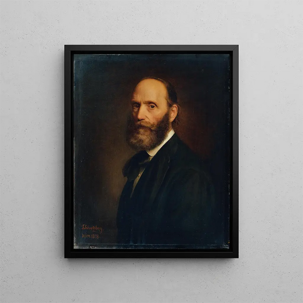 Autoportret - Franz Schrotzberg — oprawiony obraz na ścianie