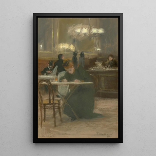 Franz Skarbina - De quoi crire.webp