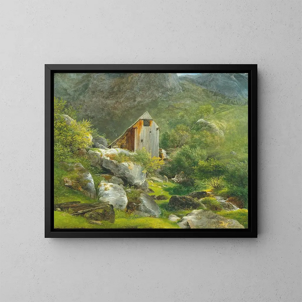 Moulin de montagne - Franz Steinfeld — oprawiony obraz na ścianie