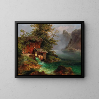 Franz Steinfeld - Mill On Lake Hallstatt.webp