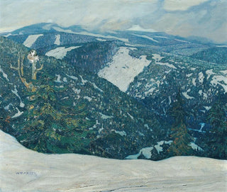 Krajobraz gór Isergebirge - Franz Wilhelm Jäger — widok dzieła
