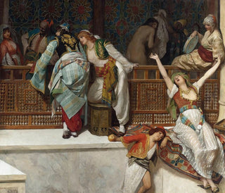 La vie dans le harem - Franz Xaver Simm — widok dzieła