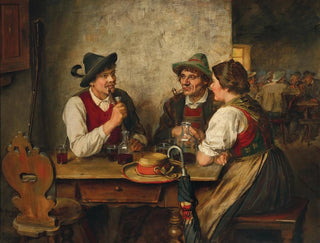 Franz von Defregger - A Scene in a Tavern.webp