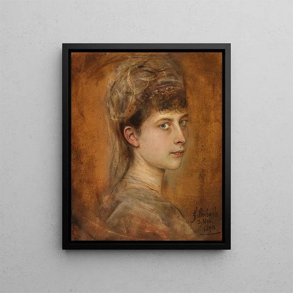 Charlotte de Meiningen, księżnej Prus - Franz von Lenbach — oprawiony obraz na ścianie