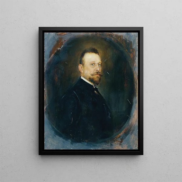 Le membre du Reichsrat, le Dr. Joseph Maria Baernreither - Franz von Lenbach — oprawiony obraz na ścianie