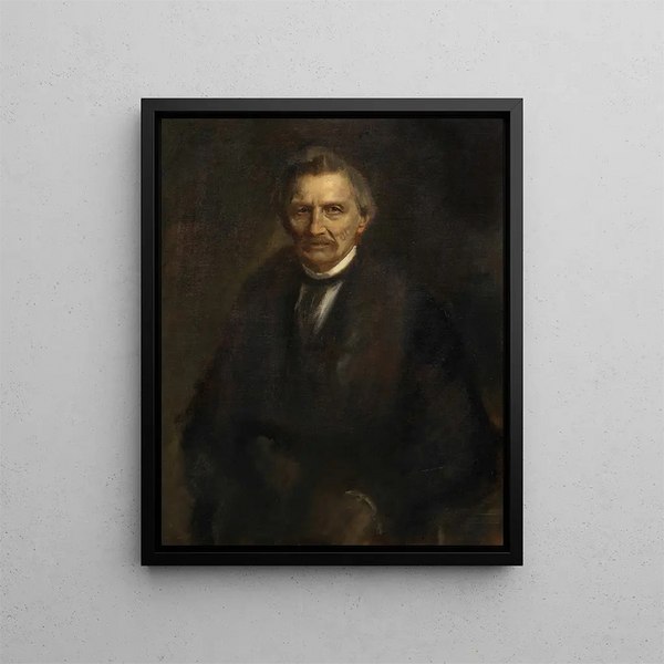 Gottfried Semper architekt - Franz von Lenbach — oprawiony obraz na ścianie