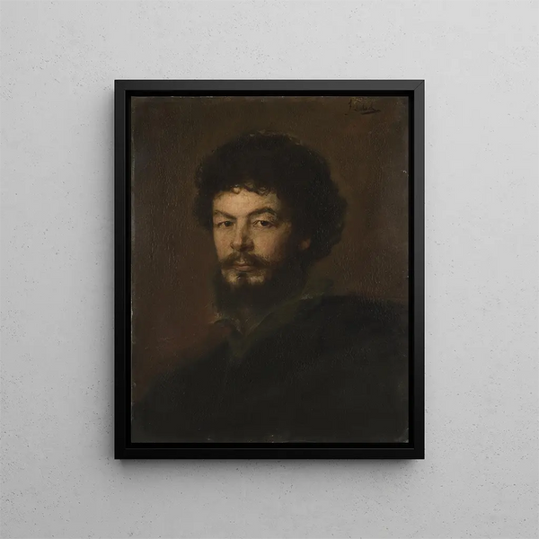 L'architekt Lorenz Gedon - Franz von Lenbach — oprawiony obraz na ścianie