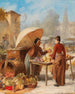 Scena z targu - Franz von Persoglia — widok dzieła